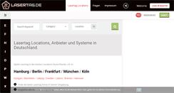 Desktop Screenshot of lasertag.de